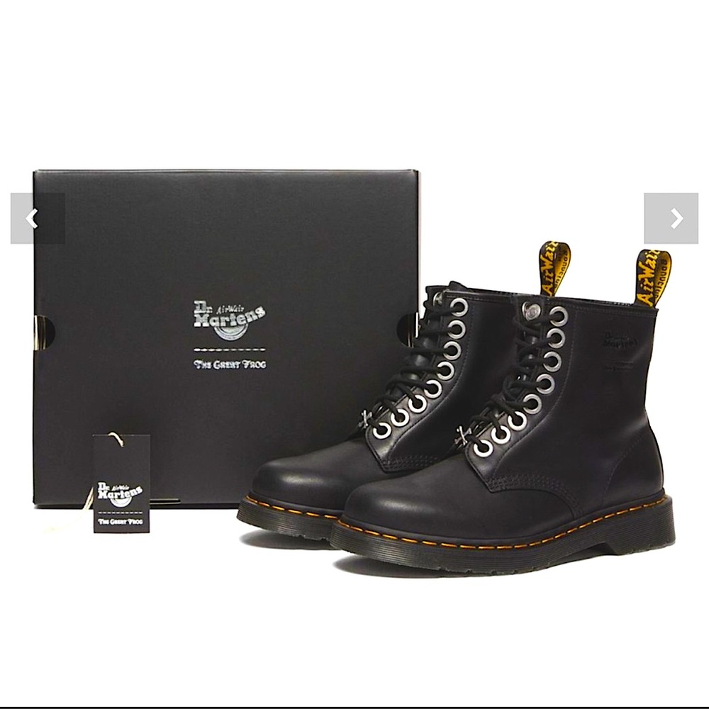 🖤LIMITED EDITION!!!🖤 Dr. Martens x The Great Frog boots Sz: US 7